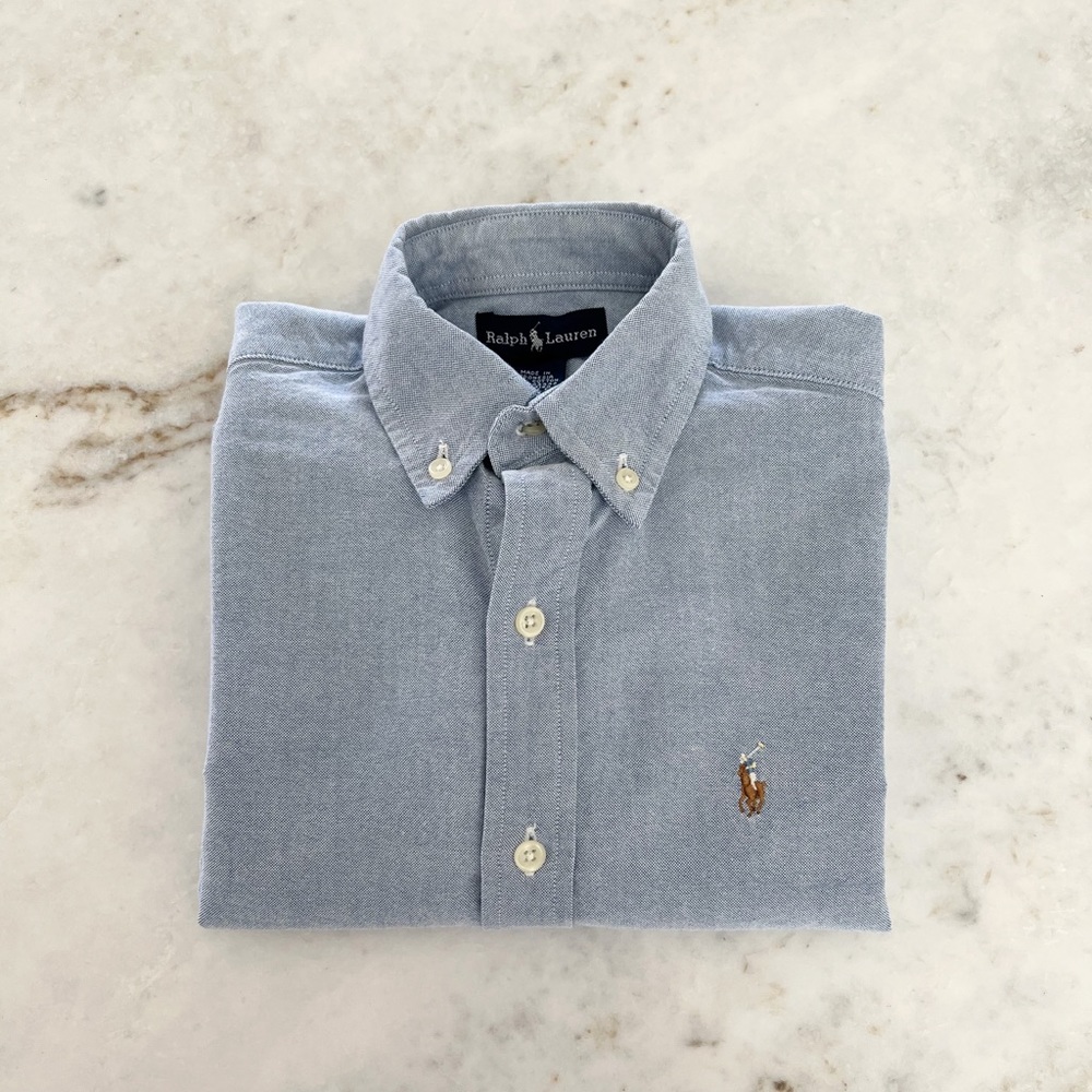 Ralph Lauren Boys dress Shirt size (10)